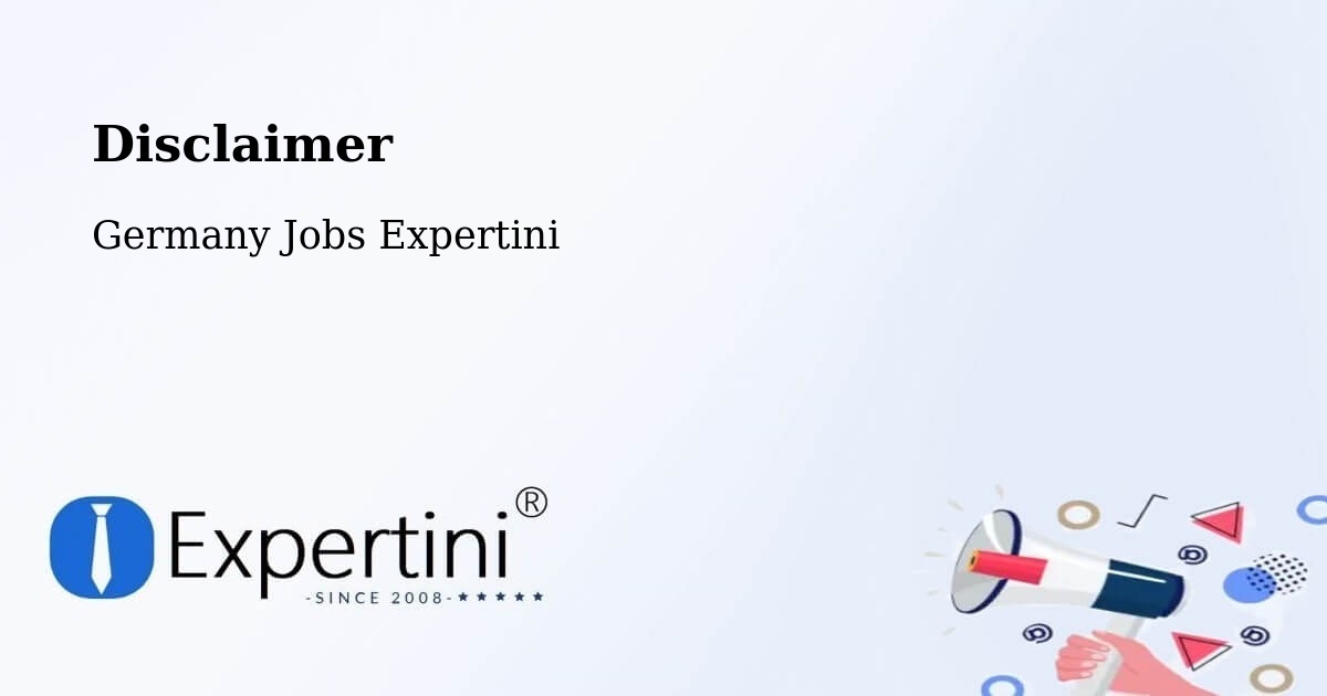 Disclaimer – Sternenfels - Germany Jobs Expertini